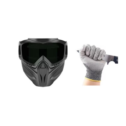 🔥LIMITED-TIME 50% OFF - Detachable Full Face Goggle Mask