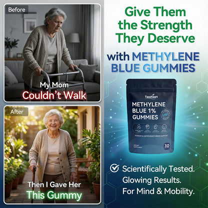 Methylene Blue Gummies Suitable for Ages 40+ Sugar-Free