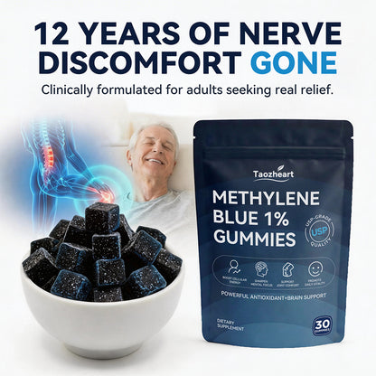 Methylene Blue Gummies Suitable for Ages 40+ Sugar-Free
