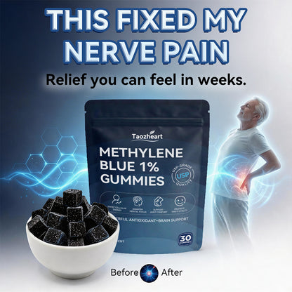 Methylene Blue Gummies Suitable for Ages 40+ Sugar-Free