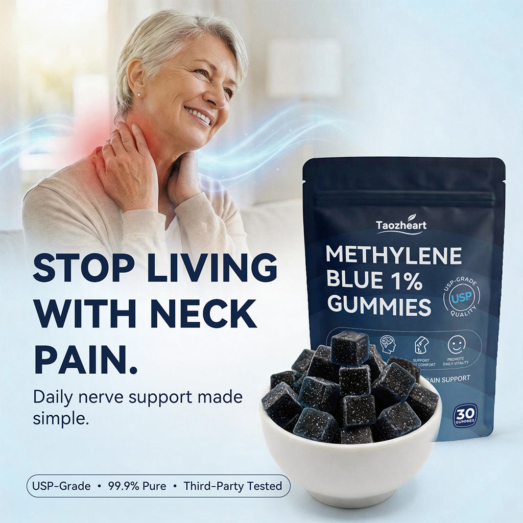 Methylene Blue Gummies Suitable for Ages 40+ Sugar-Free