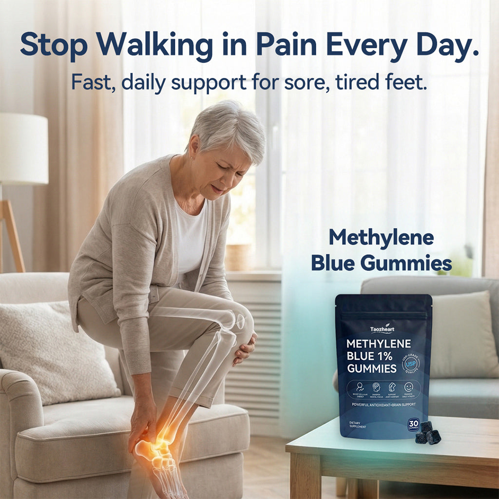 Methylene Blue Gummies Suitable for Ages 40+ Sugar-Free