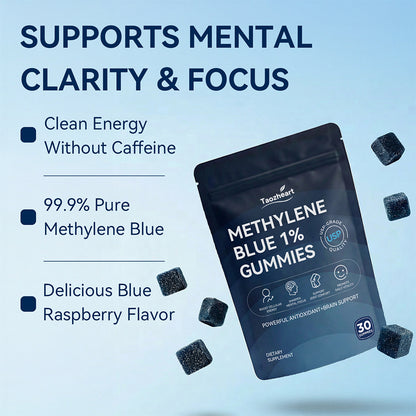 Methylene Blue Gummies Suitable for Ages 40+ Sugar-Free