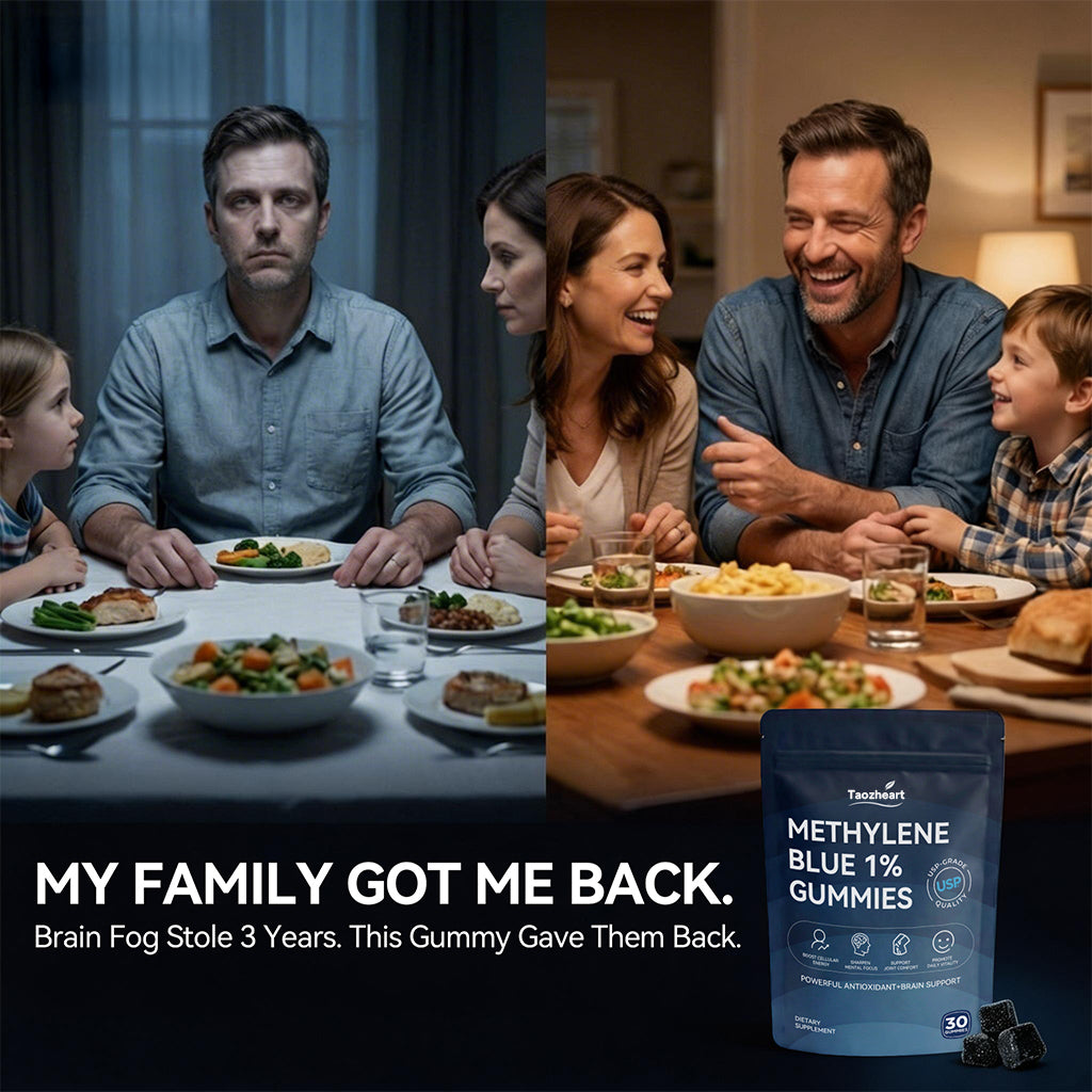 Methylene Blue Gummies Suitable for Ages 40+ Sugar-Free