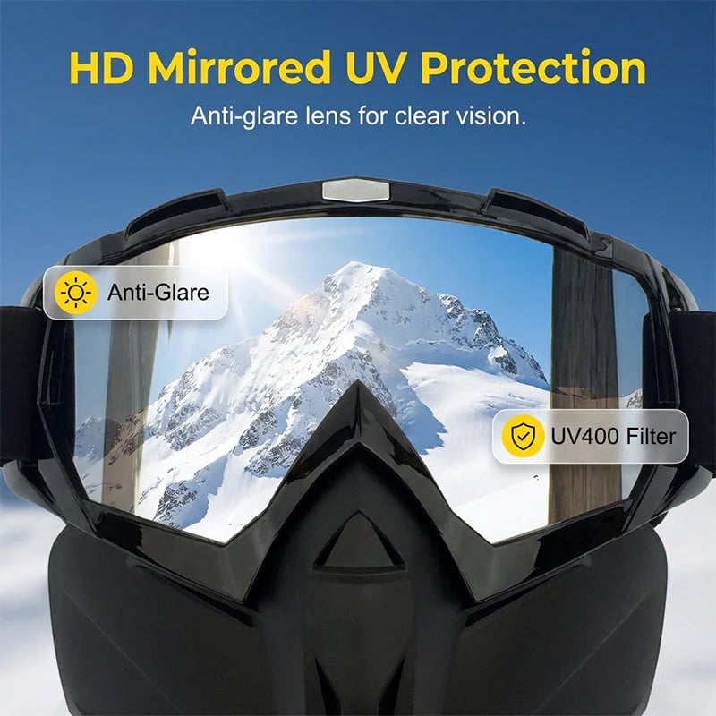 🔥LIMITED-TIME 50% OFF - Detachable Full Face Goggle Mask