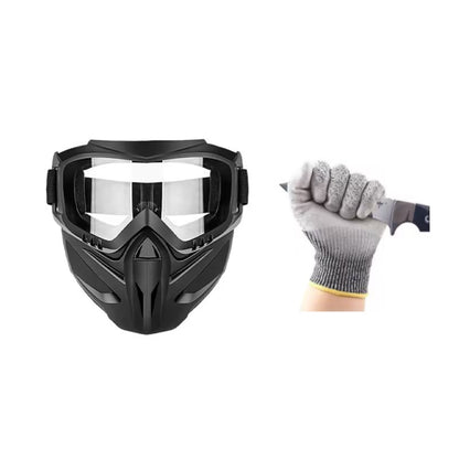 🔥LIMITED-TIME 50% OFF - Detachable Full Face Goggle Mask