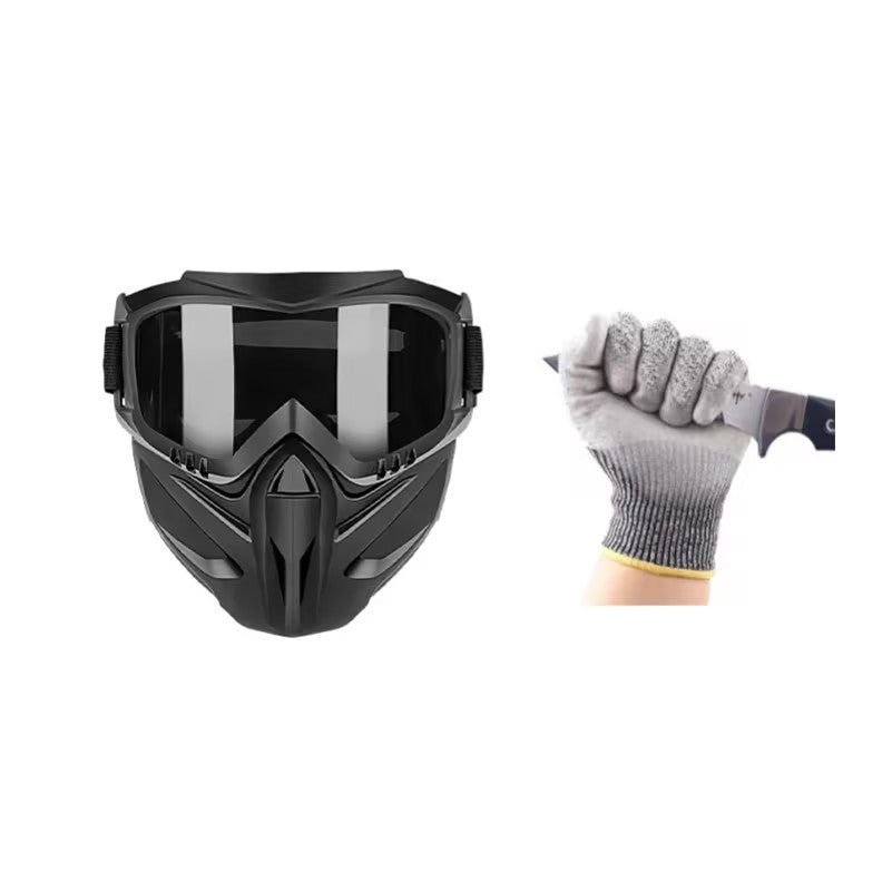 🔥LIMITED-TIME 50% OFF - Detachable Full Face Goggle Mask